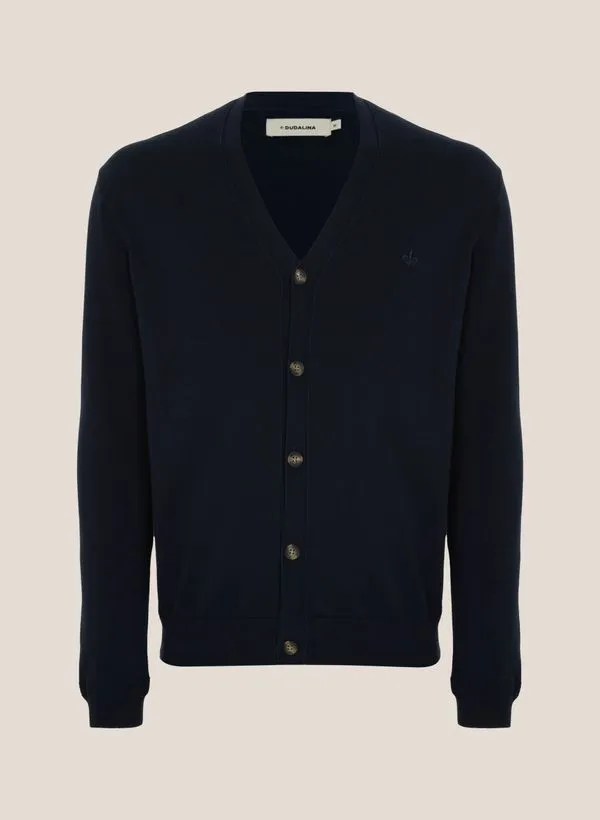 Cardigan Tricot Algodão Dudalina Masculina XGG