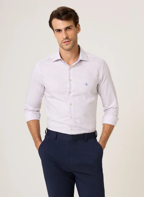 Camisa Milano Fit Maquinetada Dudalina Masculina 2