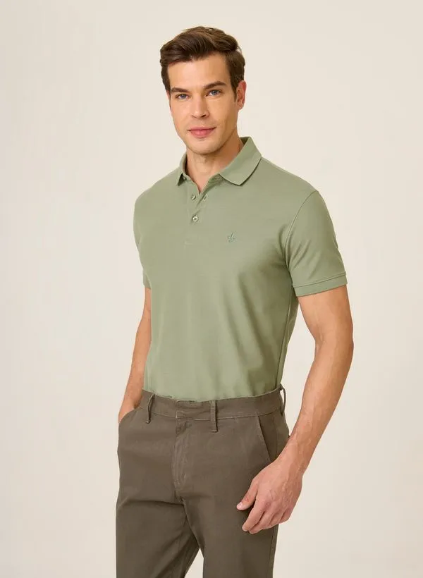 Polo Regular Fit Lisa Pima Essentials Dudalina Masculina G