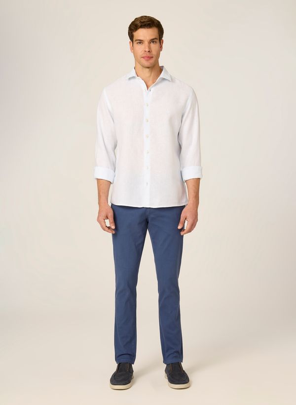 Calça Chino Slim Sarja Dudalina Masculina 44