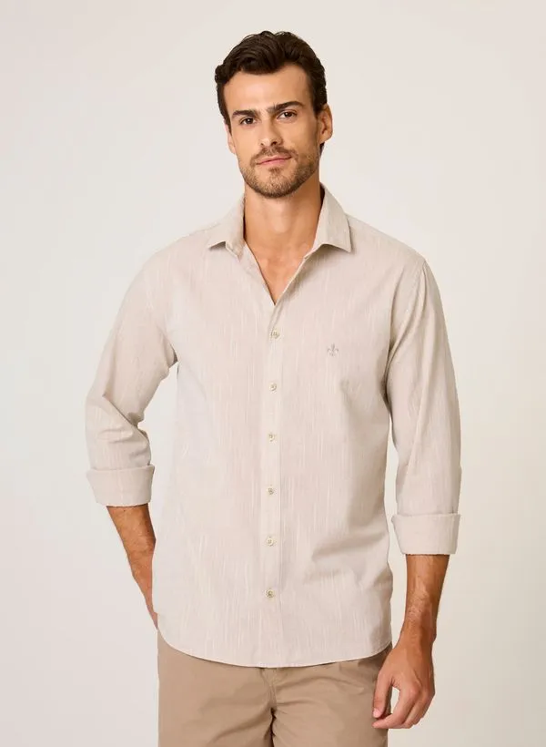 Camisa Comfort Fit Slub Lisa Dudalina Masculina 2