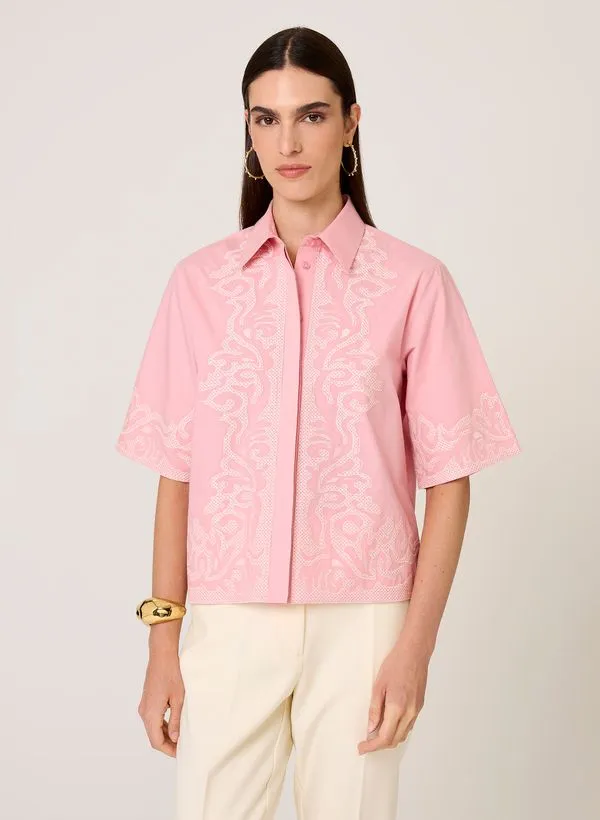 Camisa Cropped Isabela Dudalina Feminina 46