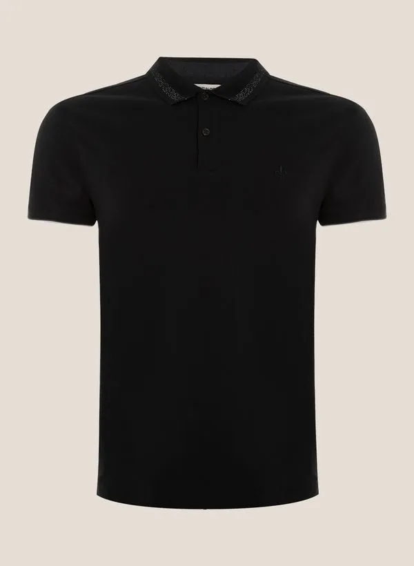 Polo Jacquard Pontos Dudalina Masculina P