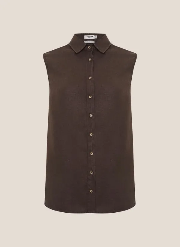Camisa Linho Special Fit Color Dudalina Feminina 42