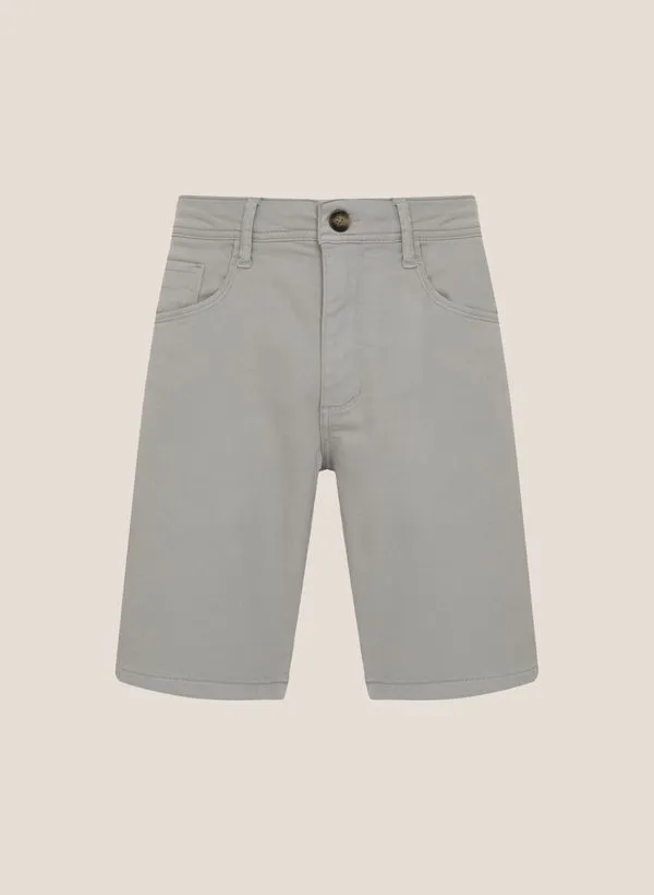 Bermuda Slim Fit Moletom Color Dudalina Masculina 48