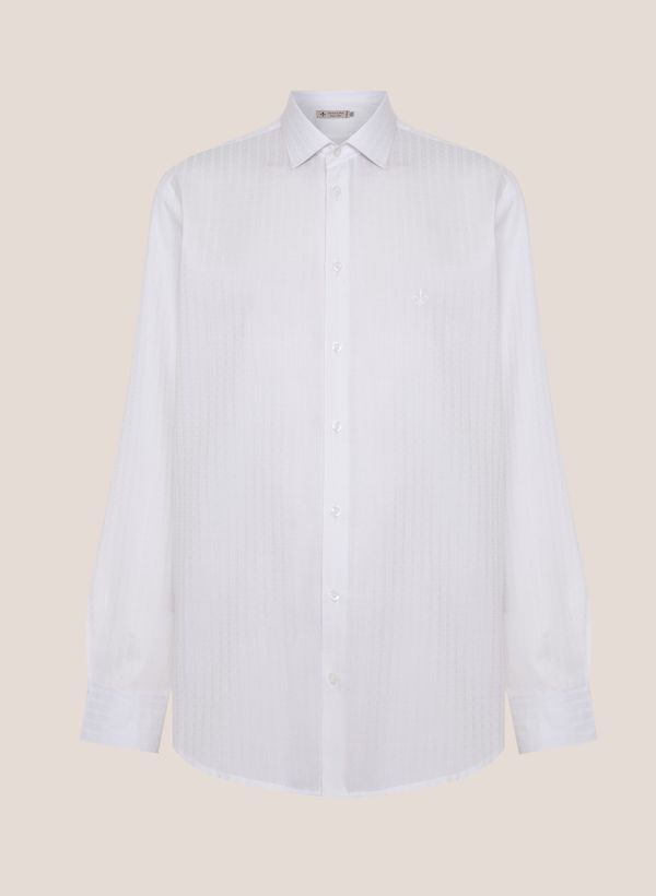 Camisa Comfort Fit Maquinetada Dudalina Masculina 44