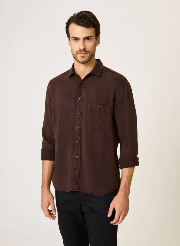 Camisa Slim Fit Liocel Dudalina Masculina 2