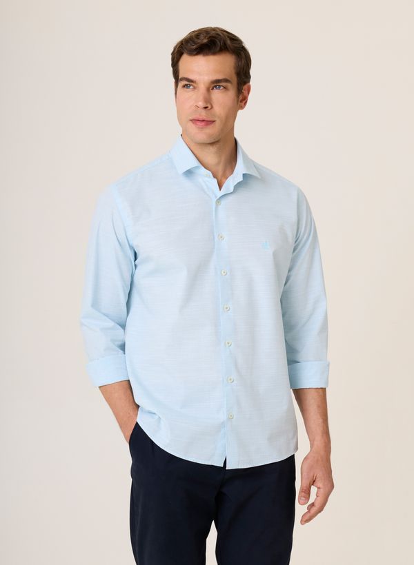 Camisa Slim Fit Slub Dudalina Masculina 4