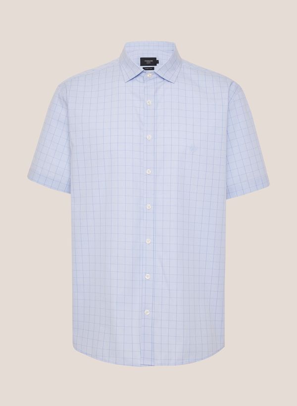 Camisa Comfort Fit Tricoline Xadrez Dudalina Masculina 5