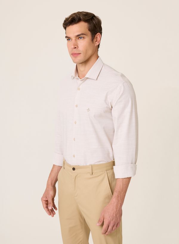 Camisa Comfort Fit Slub Dudalina Masculina 4