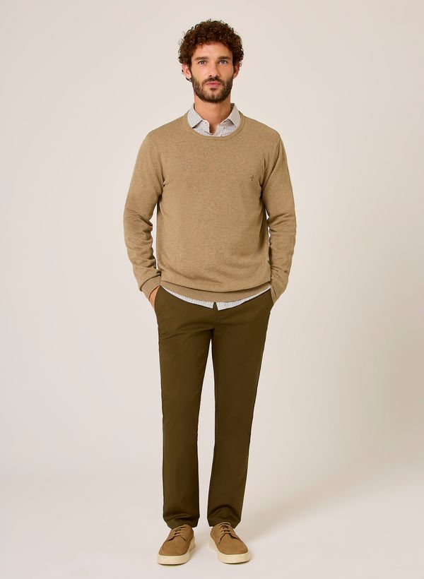 Calça Slim Sarja Elástico Dudalina Masculina 44