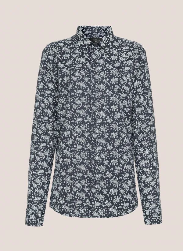 Camisa Slim Fit Print Floral Dudalina Masculina 2