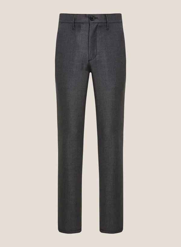 Calça Right Fit Lã Alfaiataria Dudalina Masculina 50