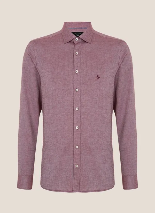 Camisa Slim Fit Oxford Lisa Dudalina Masculina 4