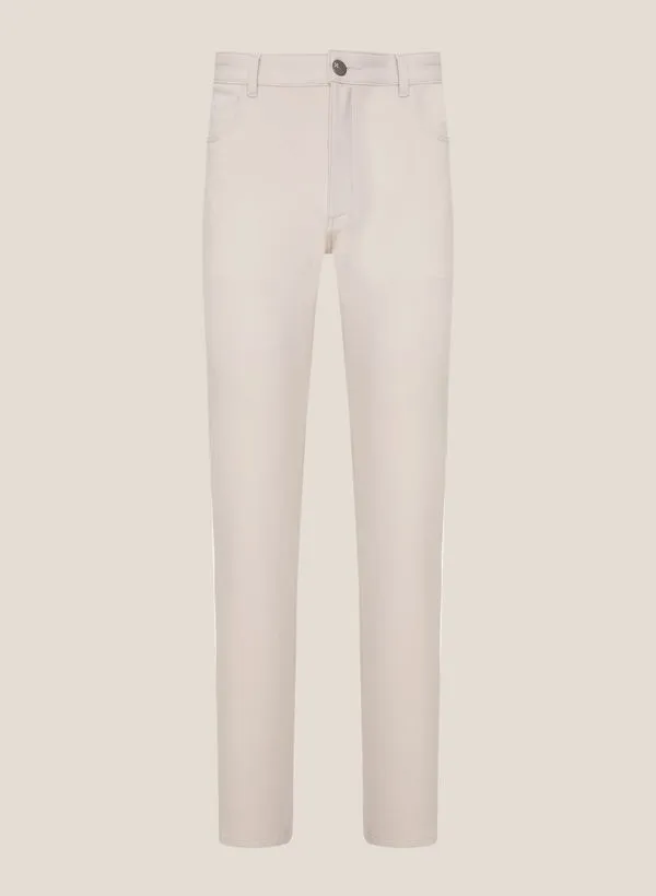 Calça Slim Fit Sarja Moletom Dudalina Masculina 46