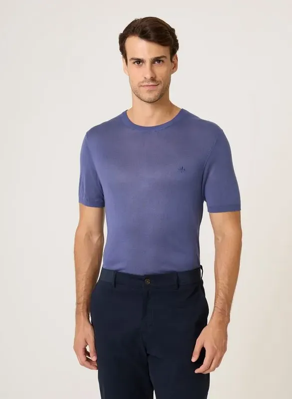 Camiseta Tricot Viscose Dudalina Masculina GG