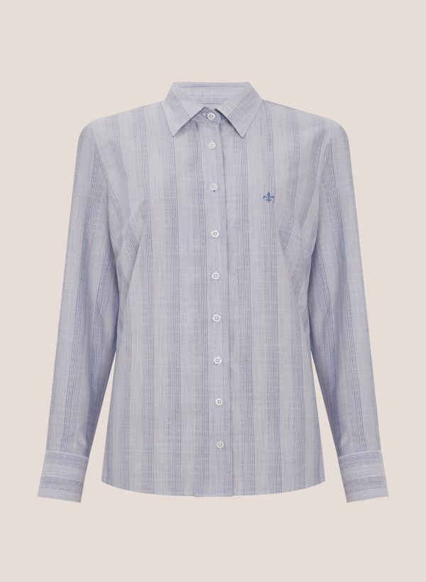 Camisa Regular Fit Maquinetada Dudalina Feminina 40