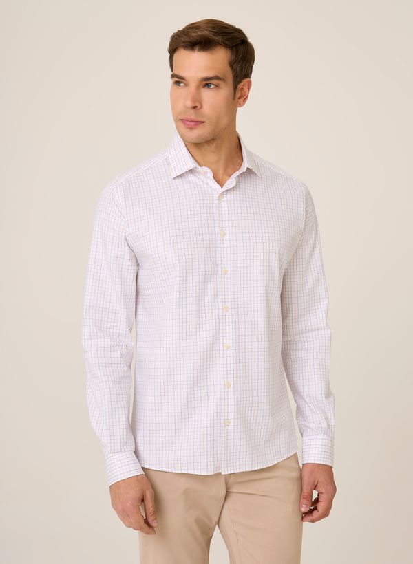 Camisa Slim Fit Xadrez Fio Egípcio Dudalina Masculina 4