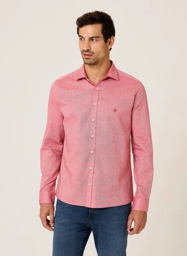 Camisa Slim Fit Oxford Dudalina Masculina 5