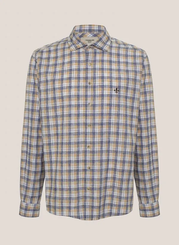 Camisa Slim Fit Special Blend Xadrez Dudalina Masculina 2