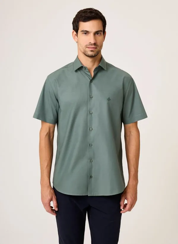 Camisa Comfort Fit Tricoline Dudalina Masculina 3