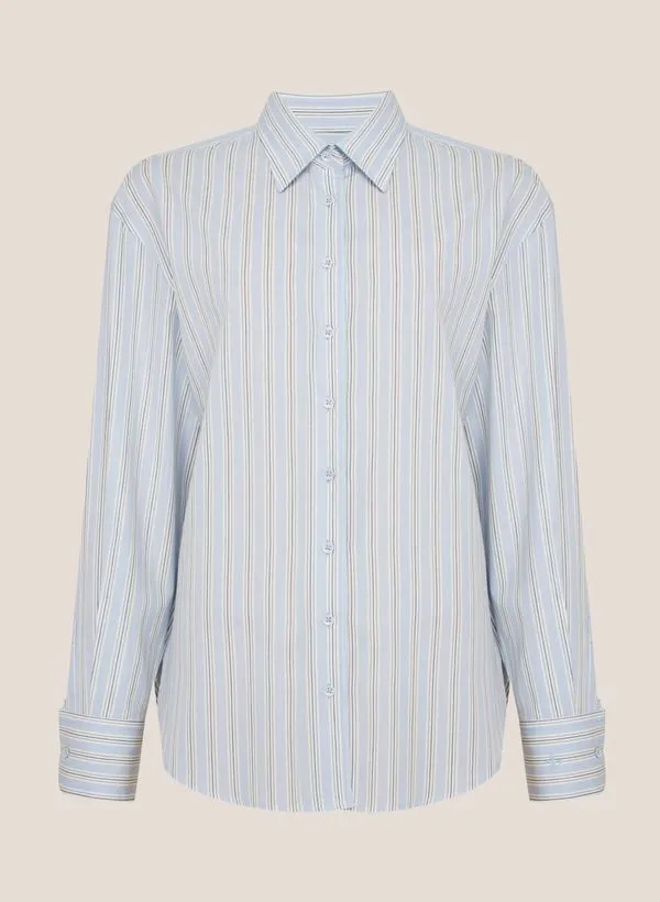 Camisa Special Fit Listrada Dudalina Feminina 46