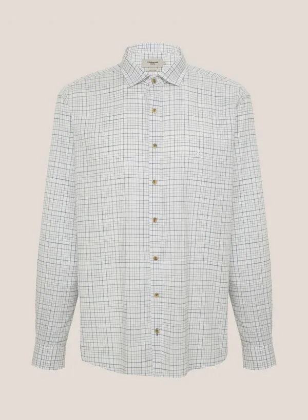 Camisa Comfort Fit Slub Xadrez Dudalina Masculina 3