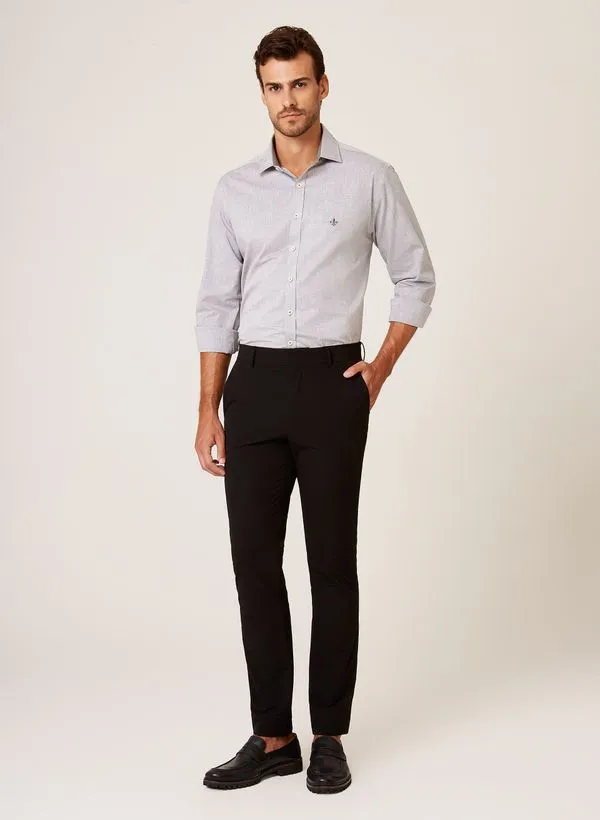 Calça Alfaiataria Performance Uv+Stretch Dudalina Masculina 40