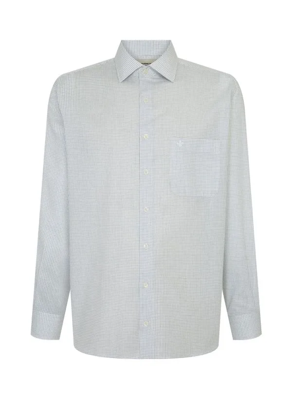 Camisa Comfort Fit Tricoline Xadrez Dudalina Masculina 46