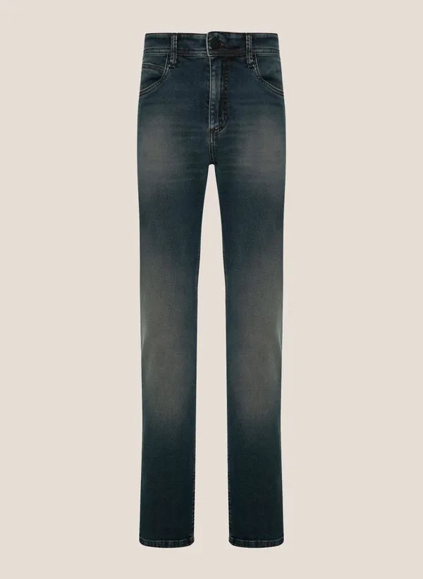 Calça Jeans Right Fit Lavada Dudalina Masculina 52