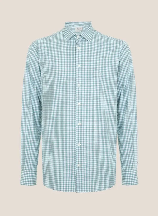 Camisa Slim Fit Xadrez Dudalina Masculina 40