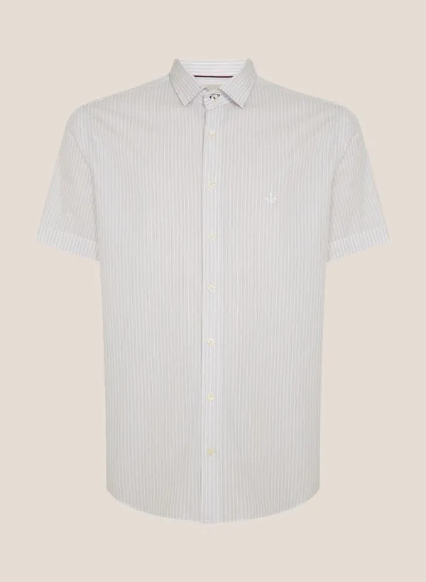 Camisa Comfort Fit Listrada Dudalina Masculina 6