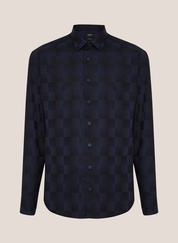 Camisa Milano Fit Maquinetada Dudalina Masculina 6