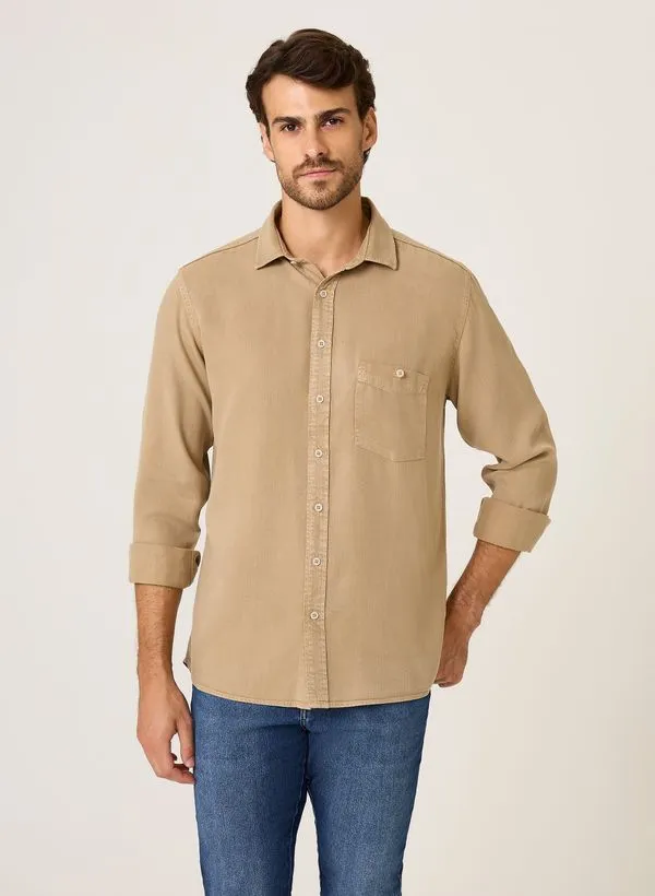Camisa Slim Fit Liocel Dudalina Masculina 1