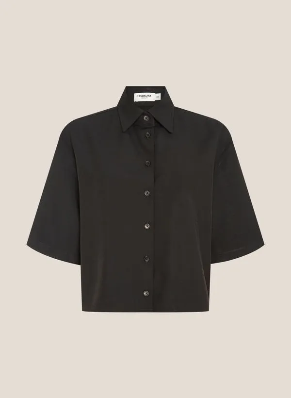 Camisa Cropped Lisa Dudalina Feminina 36