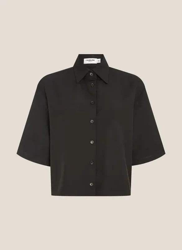 Camisa Cropped Lisa Dudalina Feminina 36