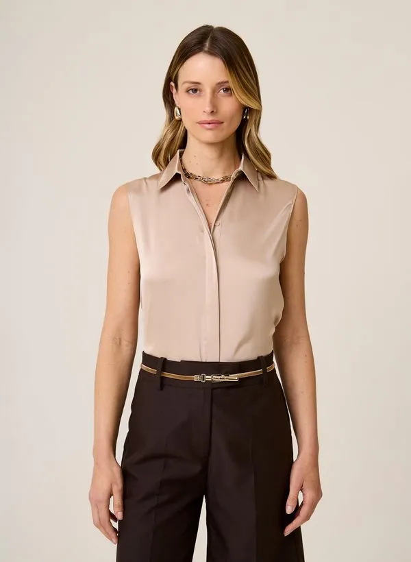 Camisa Regular Fit Aline Dudalina Feminina 42