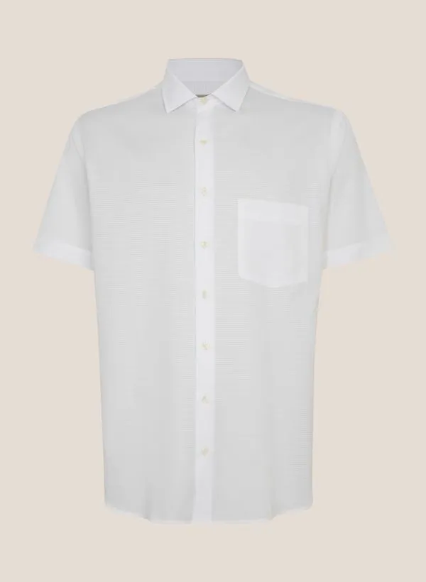 Camisa Comfort Fit Maquinetada Dudalina Masculina 7