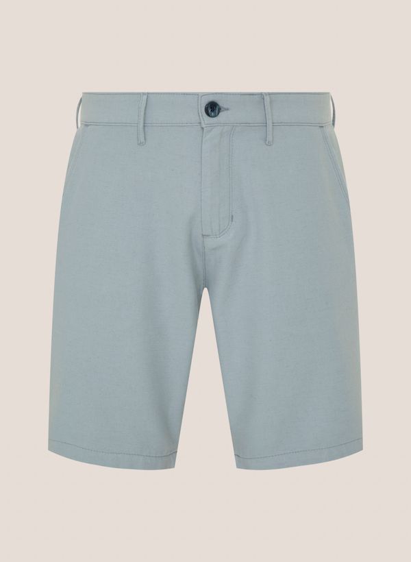 Bermuda Slim Fit Sarja Jacquard Dudalina Masculina 40