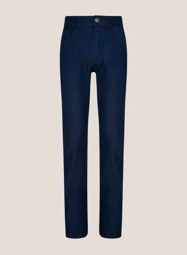 Calça Jeans Right Fit Clássica Dudalina Masculina 44