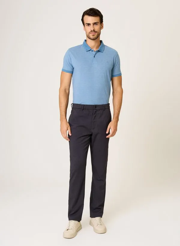 Calça Slim Malha Elástico Dudalina Masculina 42