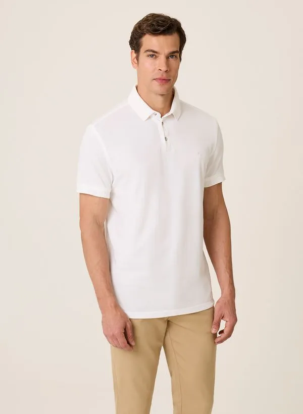 Polo Gola Piquet Textura Dudalina Masculina P