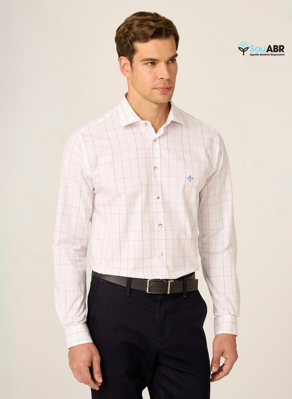 Camisa Slim Tricoline Xadrez Dudalina Masculina 2