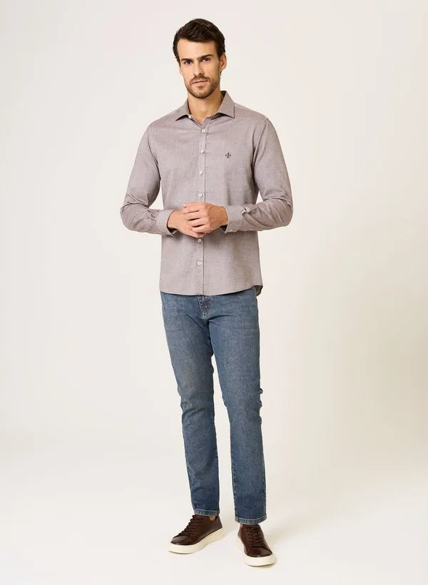 Calça Jeans Slim Fit Matizado Dudalina Masculina 48