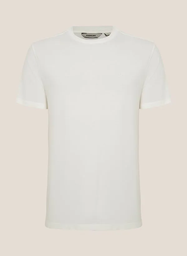 Camiseta Regular Fit Piquet Retilínea Dudalina Masculina XGG