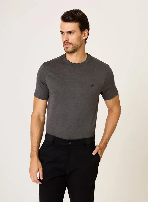 Camiseta Malha Modal Binada Dudalina Masculina G