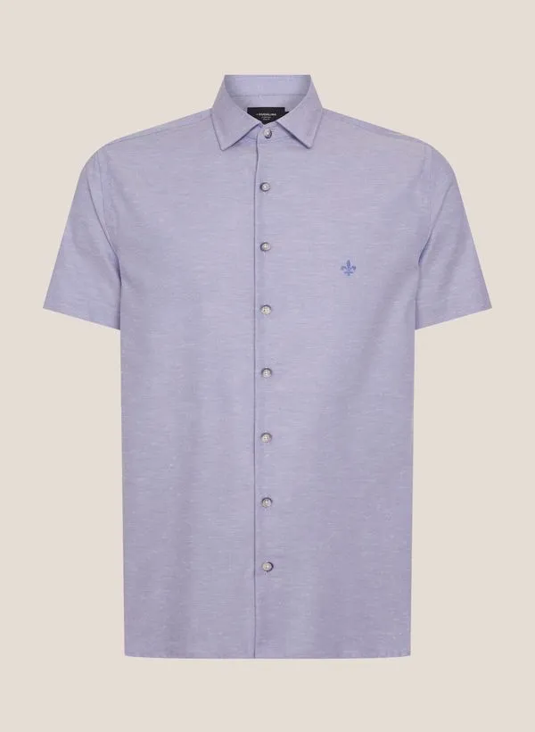 Camisa Slim Fit Sarjada Dudalina Masculina 4
