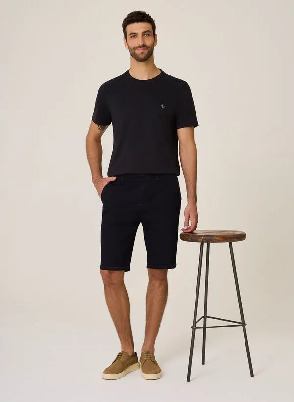 Bermuda Dudalina Jeans Stretch Masculina 48