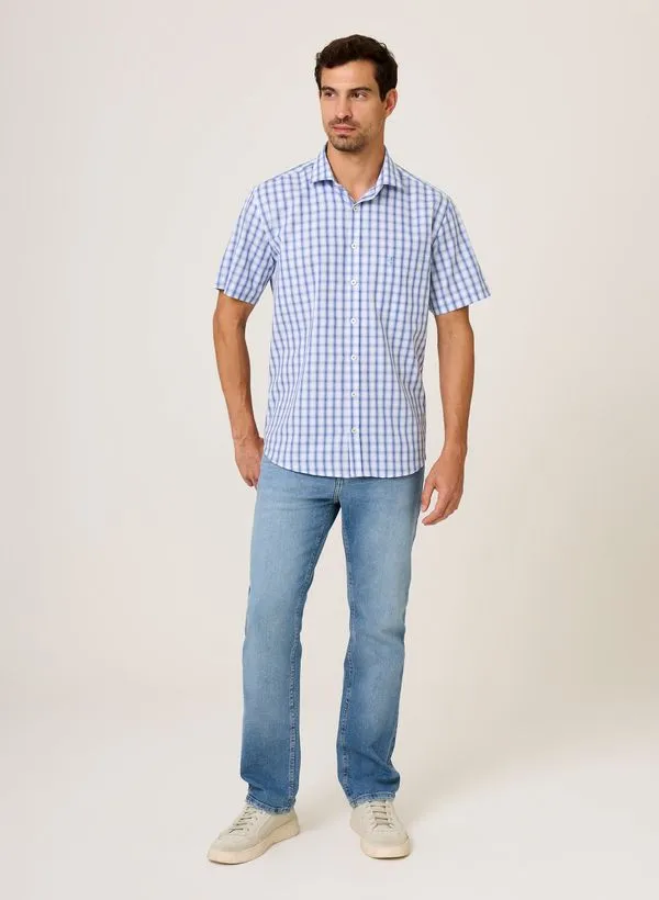 Calça Jeans Right Fit Vintage Dudalina Masculina 40