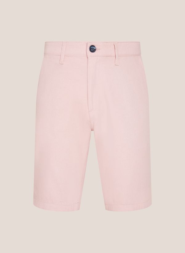 Bermuda Sarja Slim Fit Jacquard Dudalina Masculina 46